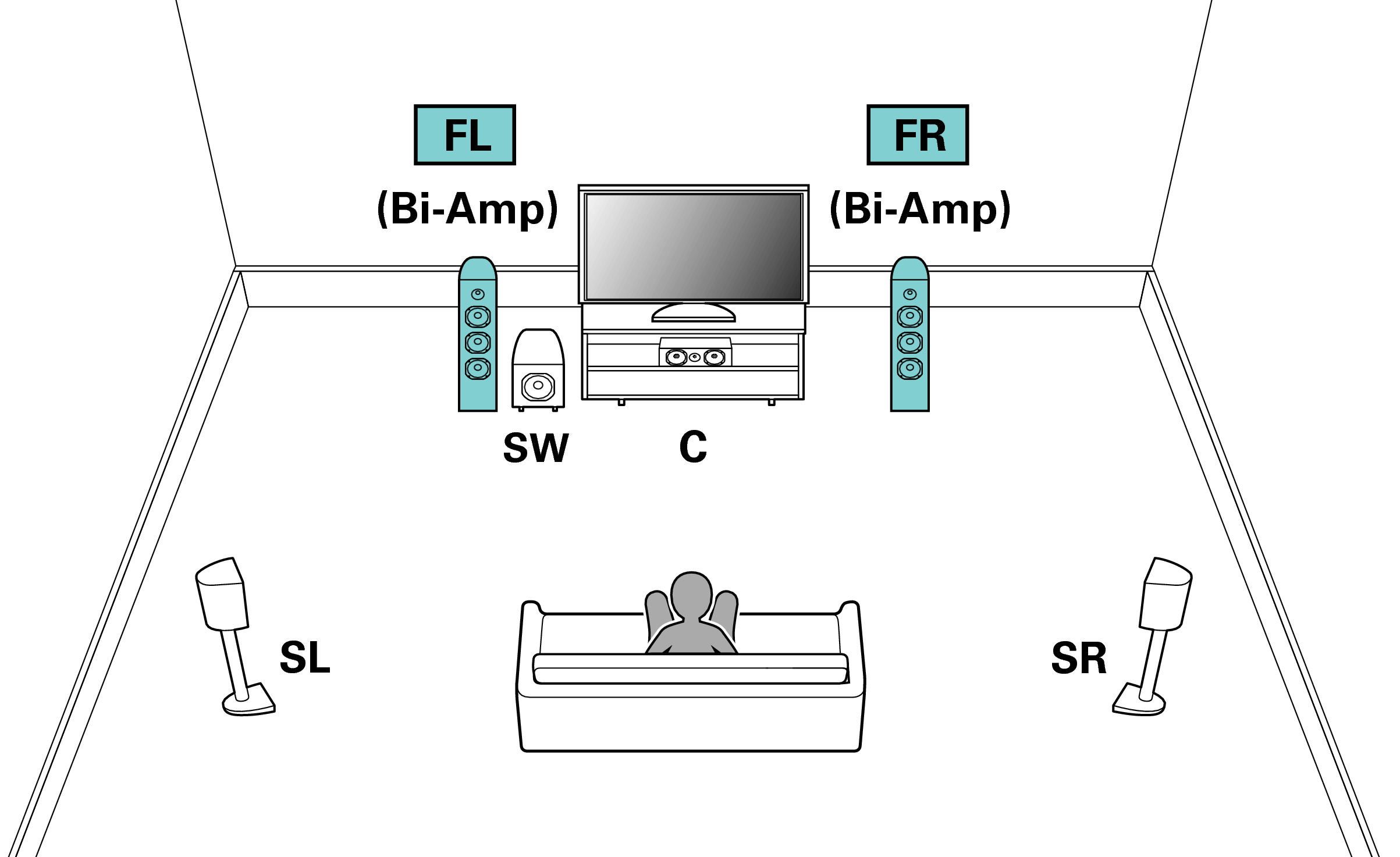 Pict AmpAssign 5.1 BiAmp